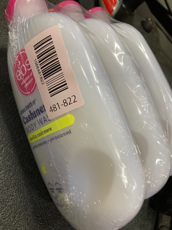 Photo 1 of +3 PCS eos Cashmere Body Wash – Vanilla Cashmere, Moisturizing Body Wash, Creamy Gel Formula, with Shea Butter, Glycerin, Vitamin E, pH Balanced, Sensitive Skin, Vegan, 16 fl oz