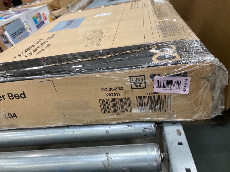 Photo 1 of ***DAMAGE -SELLING AS PARTS ONLY*** Delta Children Canton Toddler Bed, Cherry***DAMAGE, WOOD CHIPPED AREA -SELLING AS IS ***