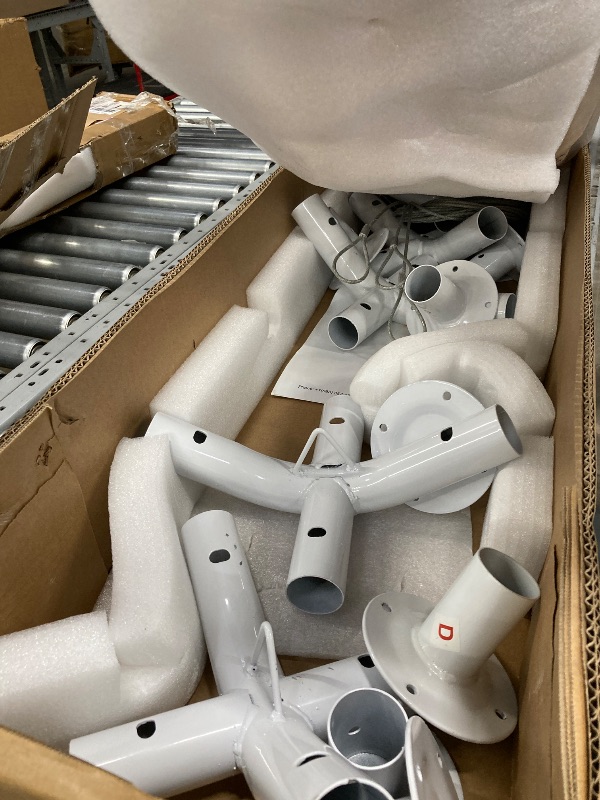 Photo 1 of ***DAMAGED -CUT RIPPED-MISSING PARTS SELLING AS IS*** DEXSO 20'x10'x11' Windproof Carport Heavy Duty, 20 GA. Reinforced Poles & 14 mil PE Canopy, Extra Large Anti-High Wind Portable Garage for Full-Sized Pickup Truck and Bass Boat, Khaki