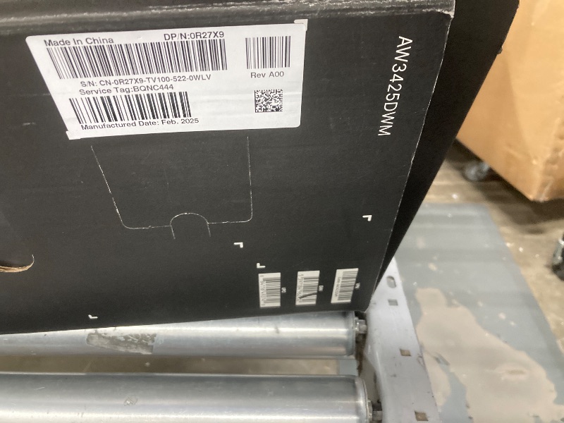 Photo 1 of *****No Returns*****
Alienware 34 Curved Gaming Monitor – AW3425DWM - 34-inch WQHD 180Hz 1ms Display, 1500R, AMD FreeSync Premium, VESA AdaptiveSync.