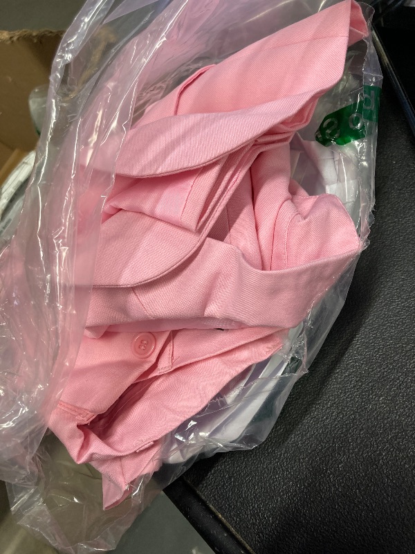 Photo 1 of **NOTE: NEEDS TO BE WASHED**   Toddler Boys Suits 5PC Easter Party Wear Kids Formal Dress Clothes for Wedding Ring Bearer Outfit Boy Light Pink Suit Slim Fit Tuxedo Size 3