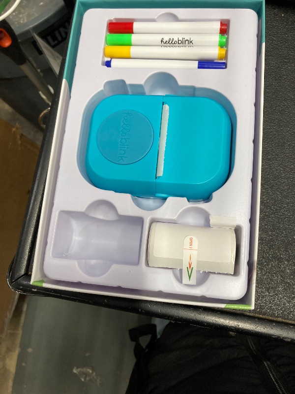 Photo 1 of **CHARGER NOT INCLUDED** Sticker Maker by Hello Blink - Mini Stickers and Photo Printer - Small Portable Bluetooth Thermal Printer Sticker Machine for Kids Gifts - Aged 8+ - iPhone Android Compatible