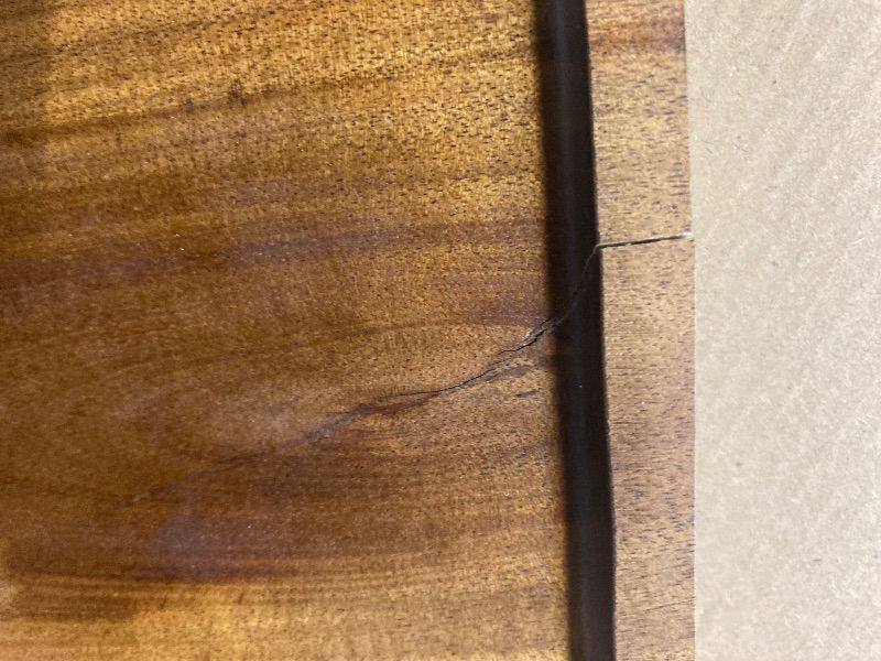View 3 of **HAS CRACK**16" x 10" Rectangle Serving Trays Wooden Charcuterie Boards Rectangular Large Serving Platters for Cookie, Snack, Appetizer, Dessert, Party Food Dish Acacia Wood Kitchen Platter Tray Cheese Board
