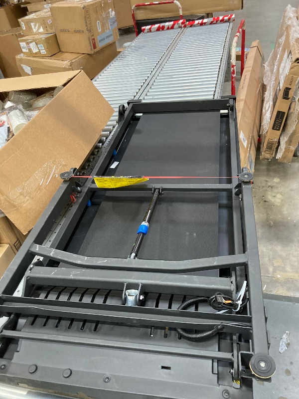 Photo 1 of **No Returns**
**It is missing parts, is used, possibly damaged, and untested.**
 Walking Treadmill for Seniors with Extended Handrails & Deck,Emergency Stop Button,Treadmill for Home 300 lbs Capacity,Optional APP Control,for Recovery Walking,Running