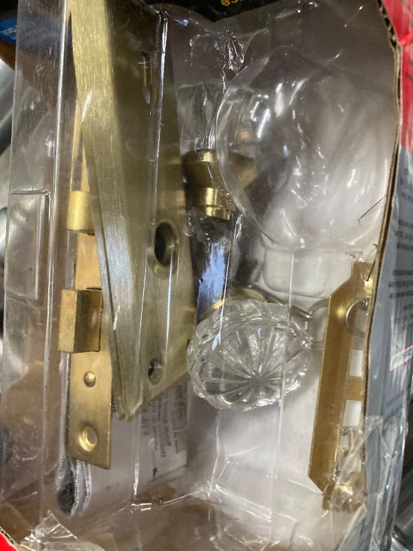 Photo 1 of ***MISSING PIECES -SELLING AS INCOMPLETE MIS-MATCHED PARTS ONLY*** 
Segal SE 26010 Mortise Lock Set, Brass Right Hand, 2-1/2 In. Backset, Surface Mounted (Single Pack)