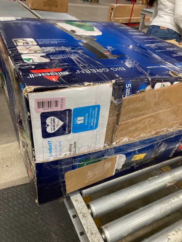 Photo 1 of *DIRTY*/USED* BISSELL® Big Green® Professional Carpet Cleaner with XL DirtLifter PowerBrush, 9-inch Long Reach Hose, 6-inch Tough Stain Tool, Includes BISSELL PRO MAX Formula with Stain Protect Technology