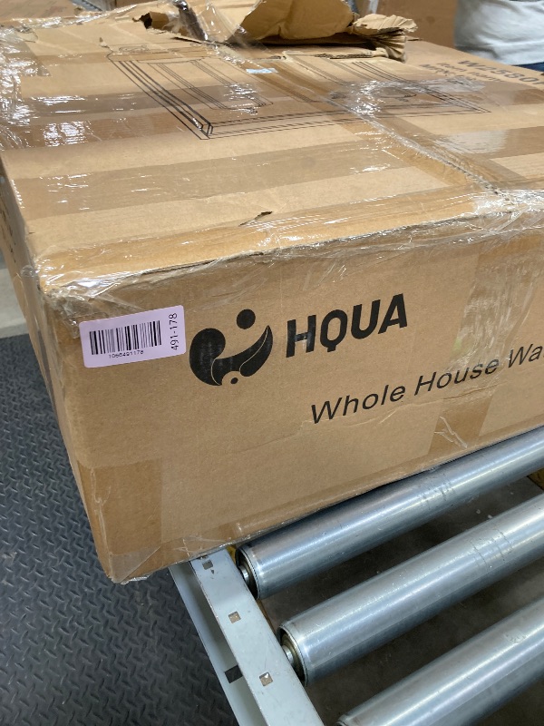 View 4 of *Box damaged* HQUA WF3-02 3-Stage Free-Standing Whole House Water Filtration System, Reduces Heavy Metals (Lead, Mercury, Copper, Nickel, Chromium), Chloramine, Sediment, Odor, and VOC’s