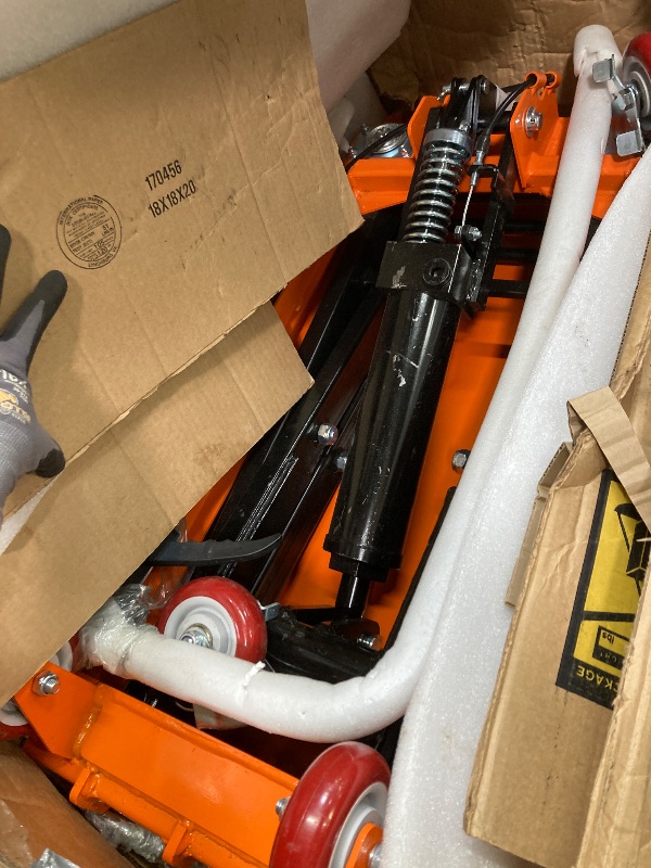 Photo 1 of *Scratches* 3 Ton Floor Jack, Orange