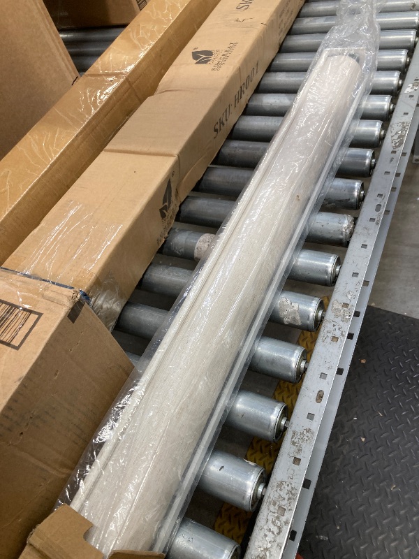 Photo 1 of *Hardware missing* Joydeco Cordless Zebra Blinds for Windows, Dual Layer Light Control Window Blinds with Light-Proof Aluminum Cover, Free-Stop Roller Shades for Home & Office (White,34.5" W x 75" H,2025 Version)