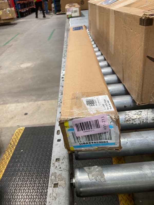 Photo 1 of *Hardware missing* Joydeco Cordless Zebra Blinds for Windows, Dual Layer Light Control Window Blinds with Light-Proof Aluminum Cover, Free-Stop Roller Shades for Home & Office (White,34.5" W x 75" H,2025 Version)