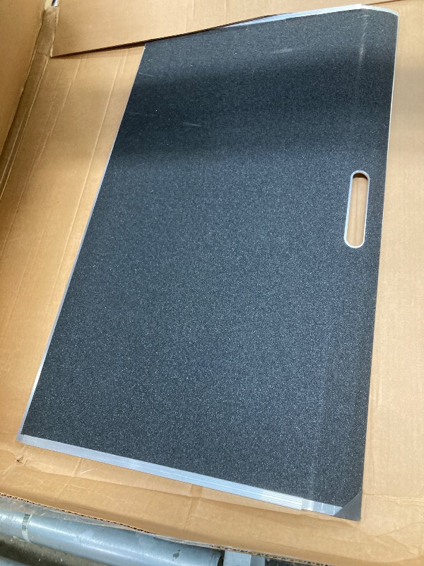 Photo 1 of *Minor damage to sticky mat* Nuvium 19"L x 32"W Threshold Ramp for Doorways, Wider Boards, Portable,Anti-Slip Ramps for Wheelchairs for Home,700 LBS Load Capacity,Aluminum Door Ramp and Curb Ramp for Scooters,Power Chairs,Walkers