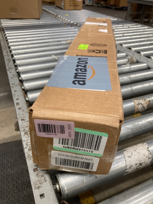 Photo 1 of *Hardware missing* Roman Shades for Windows Bamboo Roller Shades for Patio Porch – Light Filtering Sunshade Retro Natural Reed Blinds for Outdoor Windows, 35" W x 64" H