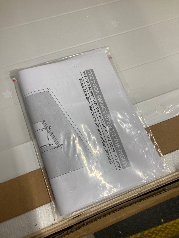 Photo 1 of *Size unknown* Bifold Barn Door Hardware Kit, White