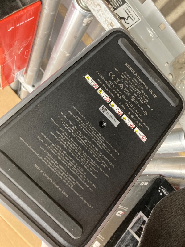 Photo 1 of ***DAMAGED-NON-FUNCTIONAL SELLING AS PARTS ONLY*** NEBULA Cosmos 4K SE Smart Projector, Nebulamaster, High-Brightness with Dolby Vision, 200" Screen, 1800 ANSI Lumens, HybridBeam, Enhanced Image Quality, GTV, Portable, for Gaming, Home, and Office Use