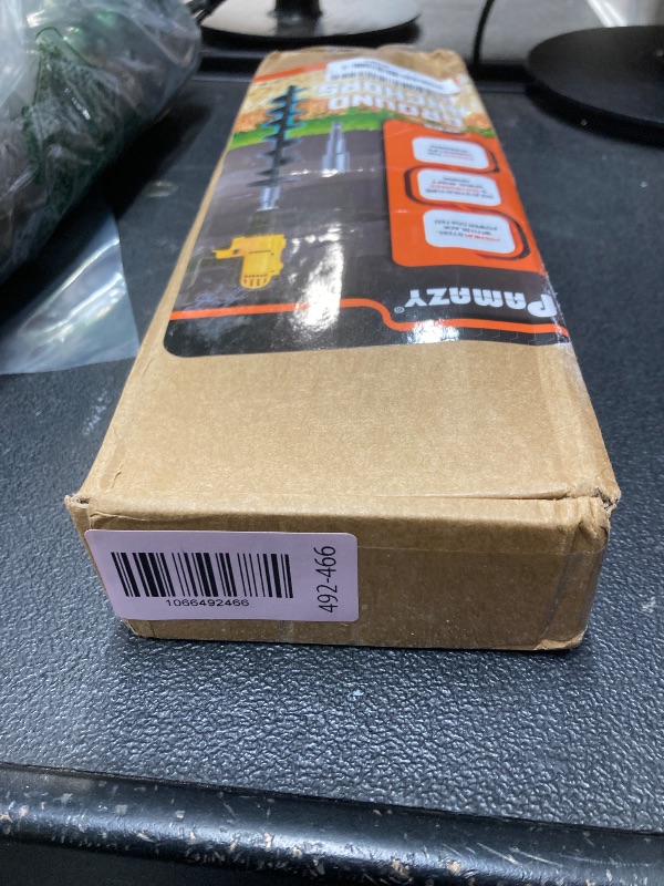 Photo 1 of [Premium] 4 Pack Ground Anchors with Power Nut Driver Drill Bit, Ground Anchors Screw in, Swing Set Anchors, Trampoline Anchors High Wind Heavy Duty for Camping Tents, Car Ports, Swing Sets, Canopies