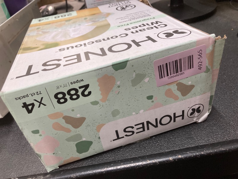 Photo 1 of *Box damaged* The Honest Company Hypoallergenic Multi-Use Baby Wipes for Sensitive Skin, Geo Mood, 288 Count