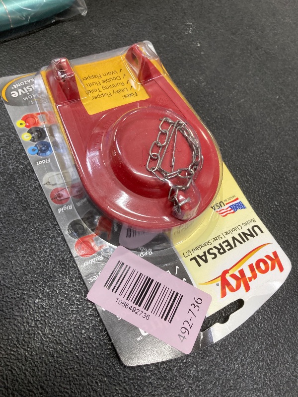 Photo 1 of *only 1* Korky Ultra Standard 2-Inch Universal Toilet Flapper - Long Lasting Rubber - Easy to Install - Made in USA, 100BP 