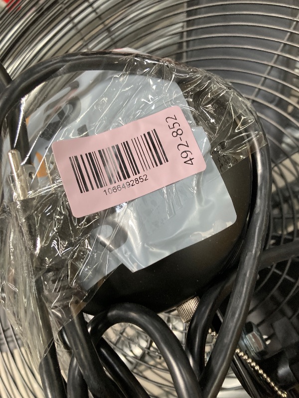 Photo 1 of *Scratched on bottom* Pedestal Fan, Black