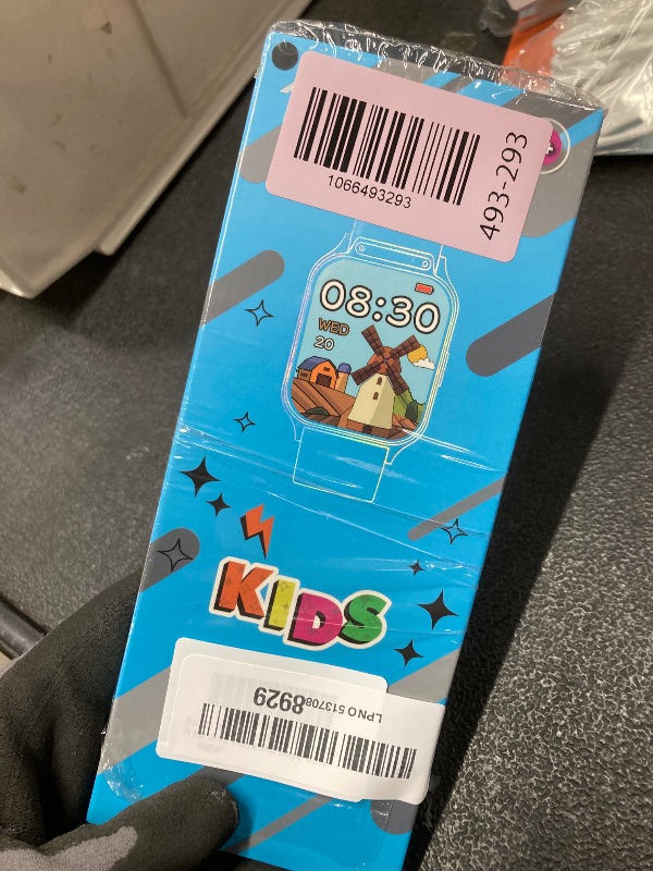 Photo 1 of 1.85" Kids Watch, AI(Translation/Q&A/Watch Face/Image Recognition)Smartwatches with Heart Rate,Sleep Monitor,Video Music Pedometer,NO APP/Phone, Gifts for 3-12 Years old Boys Girls(Built-in AI, Black)