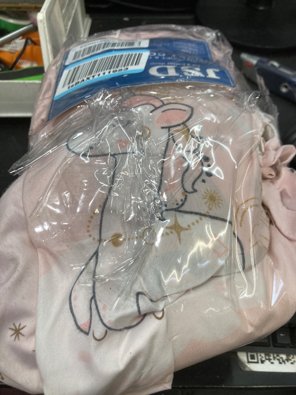 Photo 1 of ***DAMAGED ZIPPER -SELLING AS IS *** JSD Pink Unicorn Kids Duvet Cover Set Queen Size, 3 Piece Girls Printed Microfiber Bedding Comforter Cover with Pillow Shams Zipper Closure, Comforter Not Included