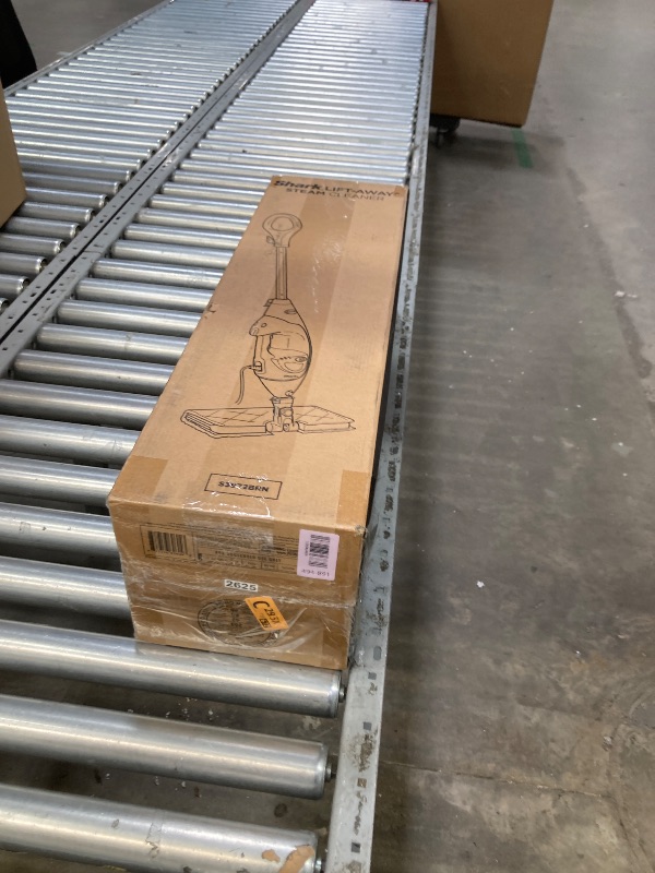 Photo 1 of ***NON-FUNCTIONAL -MISSING PARTS, SELLING AS PARTS ONLY*** Shark Lift-Away 5-in-1 Steam Mop with Detachable Handheld Steam Cleaner, for Whole Home Cleaning including Sealed Hard Floors, Kitchens, Bathrooms, Upholstery, Cars, Grout & more, Blueberry, S3972
