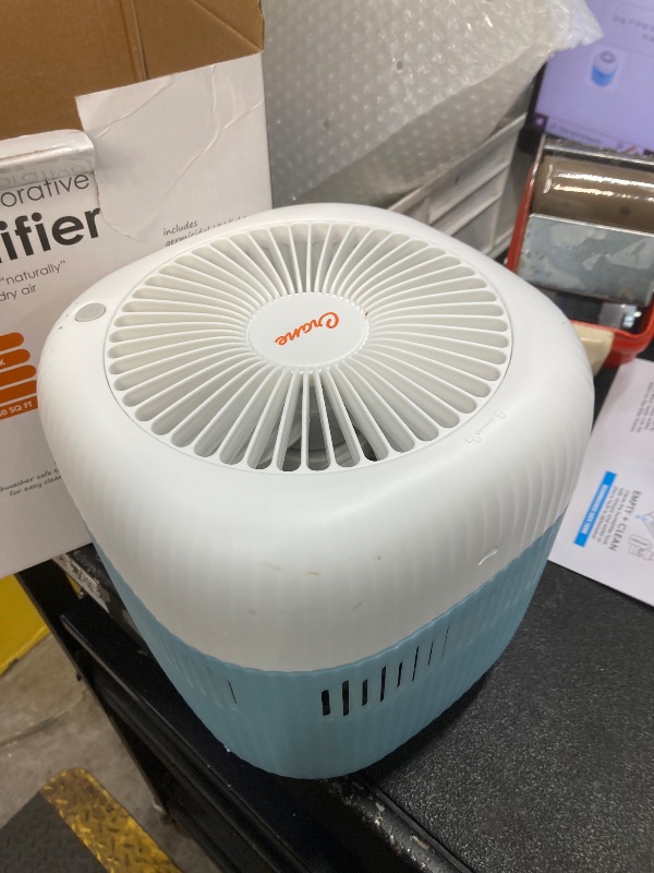 Photo 1 of **PARTS ONLY**Crane Evaporative Humidifier With Wick Filter, Dishwasher Safe Tank, UV Light, Invisible Mist Evaporative Humidifiers for Bedroom, Nursery, Office, Easy Clean Humidifier 3.8L Tank, Up To 250 SQ FT