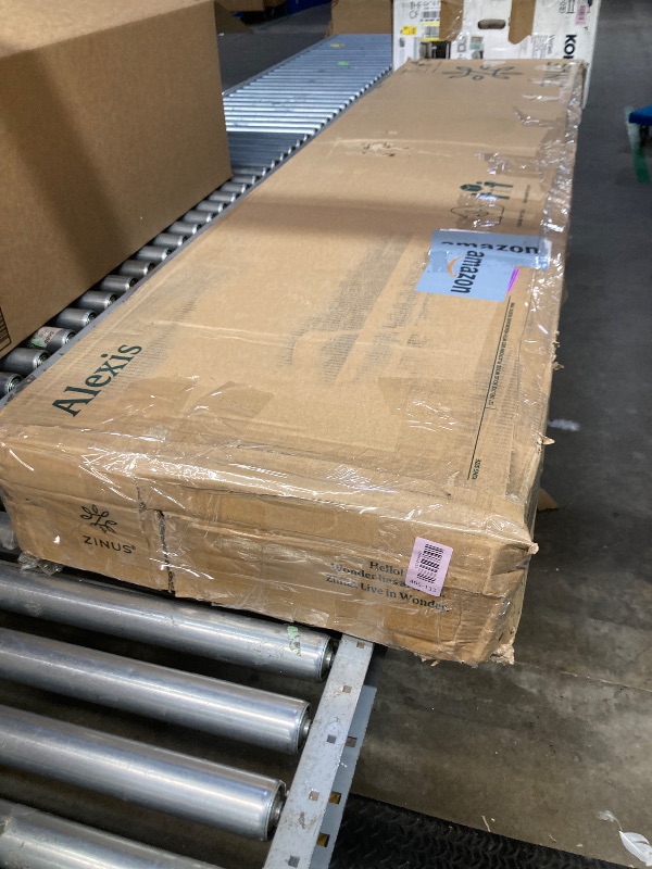 View 3 of ***A BOX OR MORE IS MISSING*ONLY PART OF ITEM INCLUDED***
Zinus Alexis Deluxe Wood Platform Bed Frame with Headboard, Wood Slat Support, No Box Spring Needed, Easy Assembly, Rustic Pine, King***A BOX OR MORE IS MISSING*ONLY PART OF ITEM INCLUDED***