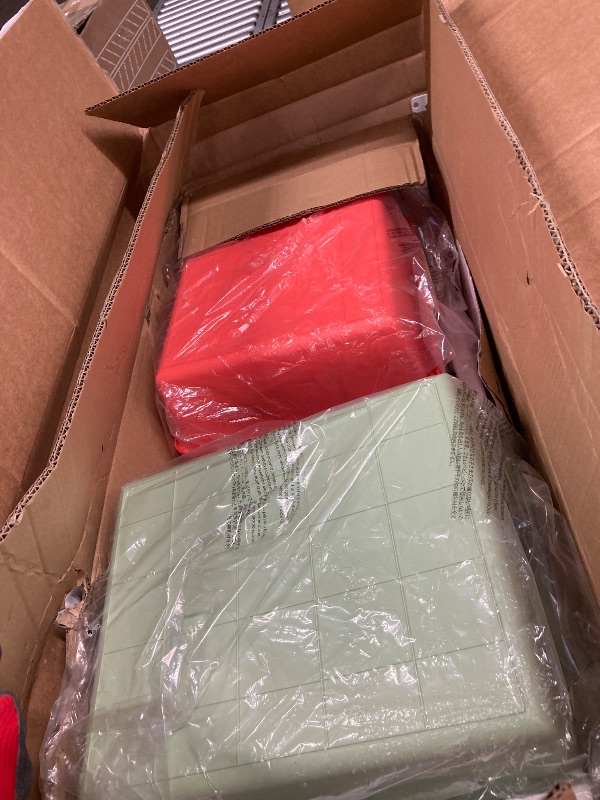 Photo 1 of 10 Drawers Rolling Cart with Wooden Tabletop, Utility Storage Cart with Wheels, Art Supply Craft Organizer on Wheel with Metal Frame & Handles for Home Office School,Colorful