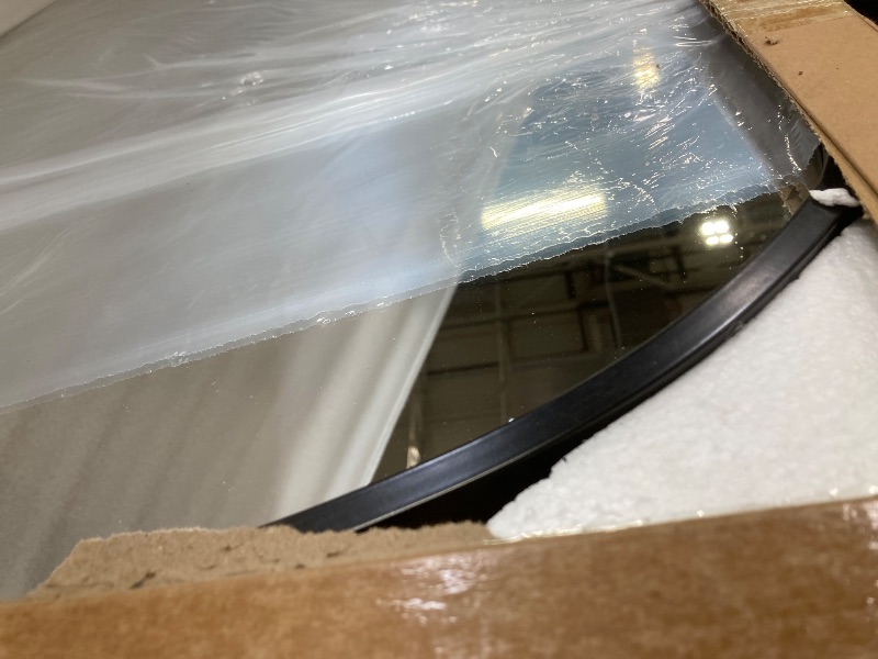 Photo 1 of *****DIFFERENT FROM PICTURE.BLACK*** Vintage Full Length Mirror,65"x24" Arched Antique Floor Mirror with Carved Metal Frame,Large Standing Wall Mounted or Leaning Mirror for Bedroom Living Room Entryway,BLACK