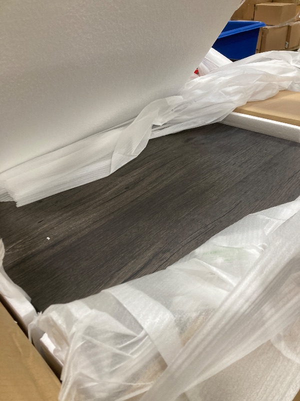 Photo 1 of ****BOX 2 OF 2*** Furniture Sorlen Modern 72" Dining Table with 3D Faux Concrete Top