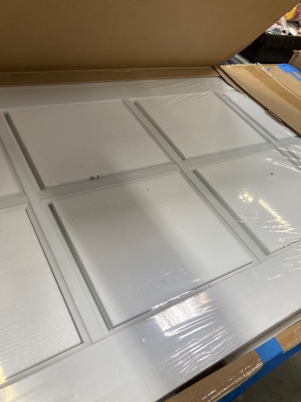 Photo 1 of (32" x 2) x 80" Clear Glass French Interior Door Slab, 10-Lite Glass Pantry Door for Bathroom Laundry Closet Pocket, Solid Core Pre-Assembled Panel Without Hardware, White