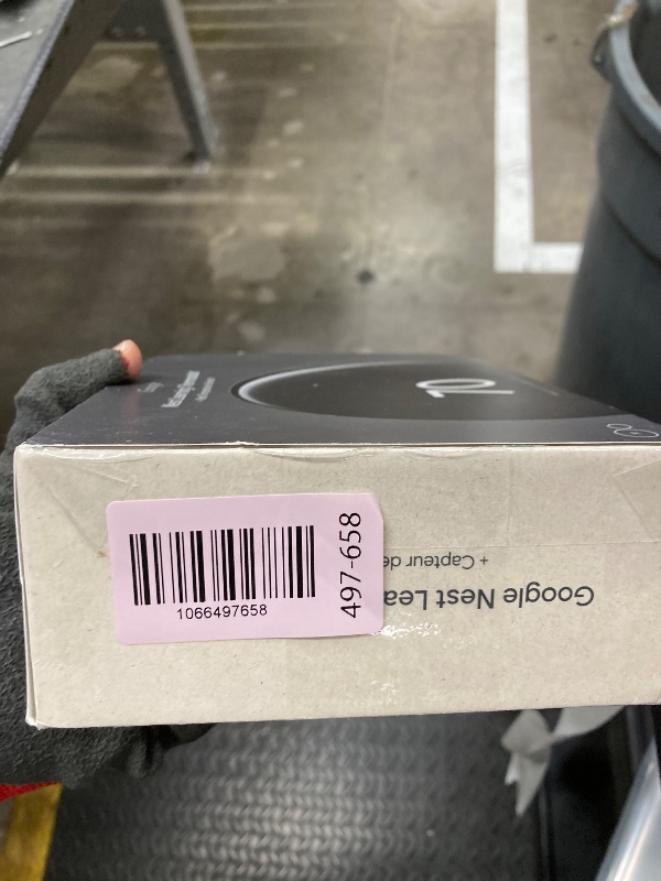 Photo 1 of ***MISSING PART -SELLING AS INCOMPLETE***Google Nest Learning Thermostat (3th gen) + Nest Temperature Sensor (2nd gen) - Obsidian