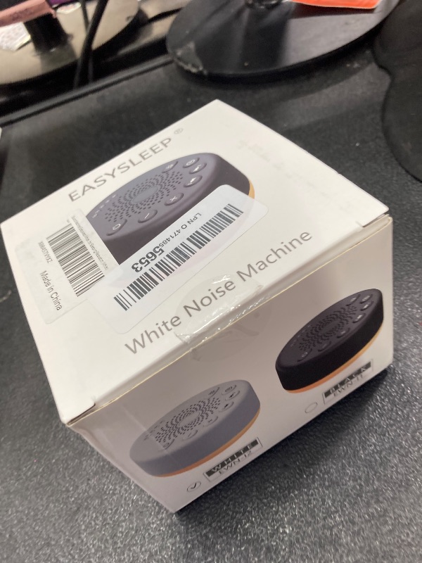 Photo 1 of **PARTS ONLY**Sound Machine Easysleep White Noise Machine with 25 Soothing Sounds and Night Lights with Memory Function 32 Levels of Volume and 5 Sleep Timer Powered by AC or USB for Sleeping Relaxation (White)