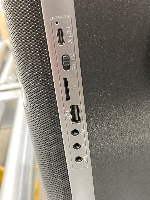 Photo 1 of ***MISSING CORDS*** FREEPEAR Party Bluetooth Speaker - 240W Peak Loud Speaker, Dazzling Light Show, Deep Bass, IPX4 Waterproof, 15H Battery, TWS Pairing, BT 5.3 Wireless, Portable for Home/Outdoor/Beach/Pool Party ***NOT IN BOX***
