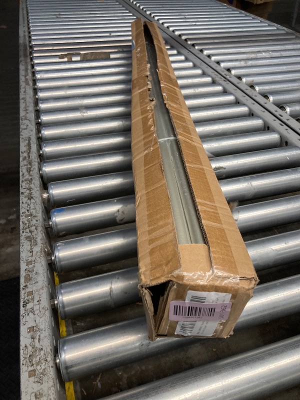 Photo 1 of 1 Inch Modern Silver Double Curtain Rod for Windows - Tension curtain rods 48 to 84 Inchs with Crystal Finial and Holdbacks-BHSRODS Home Double Window Rods for Living Room & Bedroom