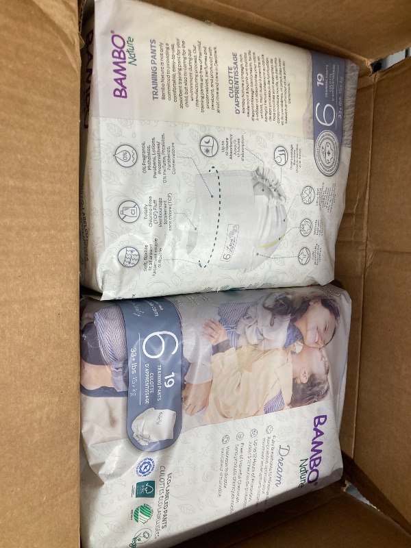 Photo 1 of 2 Bambo Nature Hypoallergenic Training Pants, Eco-Labeled Training Pants, Totally Chlorine-Free - Size 6 (19 Count)