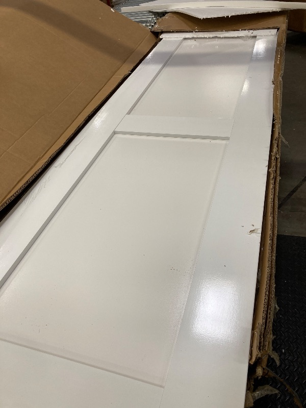 Photo 1 of (24" x 2) x 80" Interior French Doors, 2-Panel Slab Door for Pantry, Closet, Pocket, Solid Core Interior Slab Shaker, White Primed?Doorknob and Hinges Not Included?