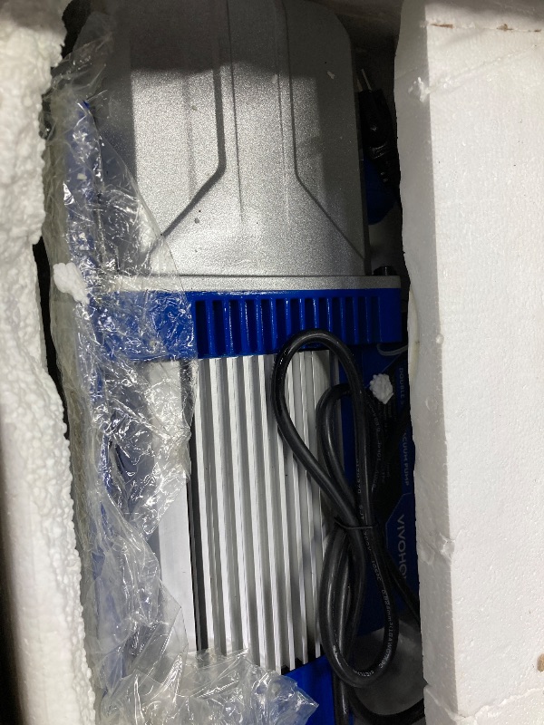 View 2 of ***MIGHT BE LEAKING SOMETHING***VIVOHOME 1.5 HP 14.4 CFM 2 Stage HVAC Vacuum Pump for R134a R12 R22 R502 R410a Systems, Auto AC Vacuum Pump for Automotive Air Conditioner Refrigeration Maintenance with 2 Oil Bottles***MIGHT BE LEAKING SOMETHING***