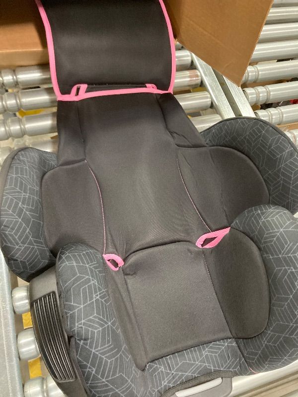 View 5 of ***MISSING STRAPS*** Evenflo Chase Plus 2-in-1 Booster Car Seat, Geneva Pink,
(EXPIRES: 4/7/2031)***