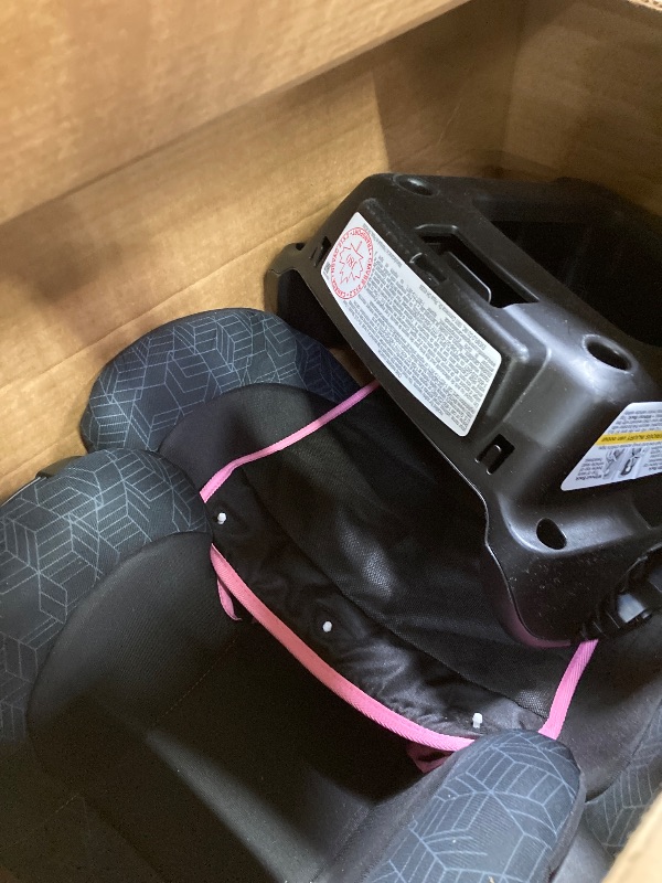View 2 of ***MISSING STRAPS*** Evenflo Chase Plus 2-in-1 Booster Car Seat, Geneva Pink,
(EXPIRES: 4/7/2031)***