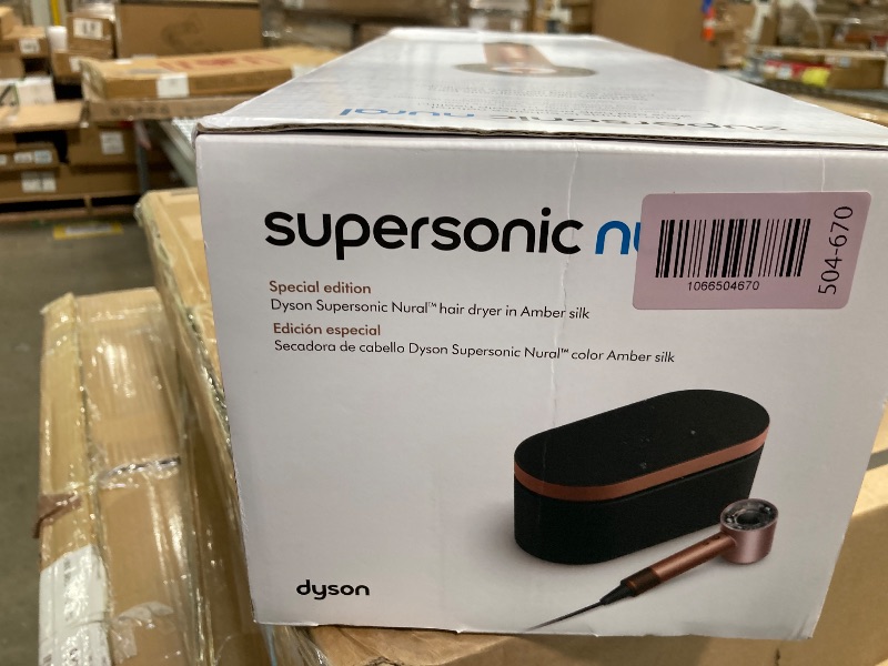 Photo 1 of ***MISSING PART -SELLING AS IS ONLY*** Dyson Supersonic Nural™ Hair Dryer, No Heat Damage, 5 Intelligent attachments with Diffuser & Styling Concentrator, Scalp Health, All Hair Types  ***SOME SCUFFS/SCRATCHES, PAINT CHIP, NOT IN ORIGINAL PACKAGING***