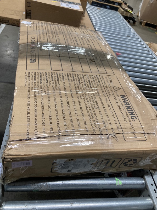Photo 1 of ***DAMAGED -MISSING PARTS ***SELLING AS REPLACEMENT PARTS ONLY*** GREAT FOR DIY PROJECTS, CRAFTS OR WOOD REUSE.
PARTS ONLY*** 
ROBOTIME Wooden Play Kitchen for Toddlers and Kids, Toy Kitchen Set with Ice Maker and Coffee Machine, Realistic Toddler Kitchen