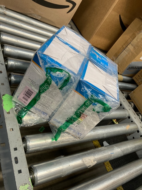 Photo 1 of (4 Pack) LED Garage Lights, 60W Trilights Ceiling, High Low Bay Deformable Adjustable 4 Led Light Bulbs 6000LM 6000K, Screw in Tribright Garage Lighting Fixture,CRI80 Daylight