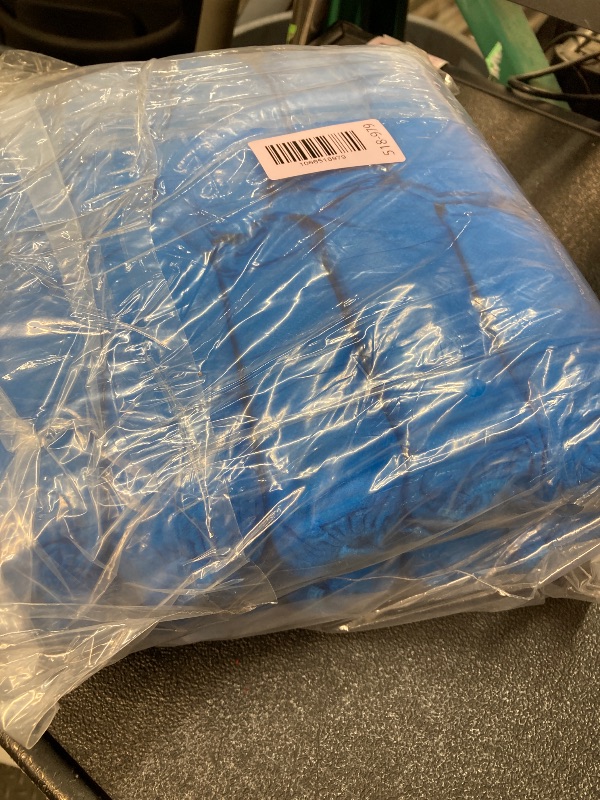 Photo 1 of [SAILYLENCEY]Disposable Shoe Covers,200 Counts(100 pairs), Non-slip, Thickening, Breathable, Elastic Ankle and Easy to wear, Blue,large size, Maximum suitable for men's size 11 and women's 13 (200)