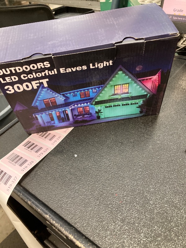 Photo 1 of ***MISSING PART *** CETELUMA 300FT Permanent Outdoor RGB Lights, IP67 Waterproof Smart Eave Lighting, with App/Remote Control Eaves Light, DIY LED Scenes Modes for House Roof Decor,Christmas,Party