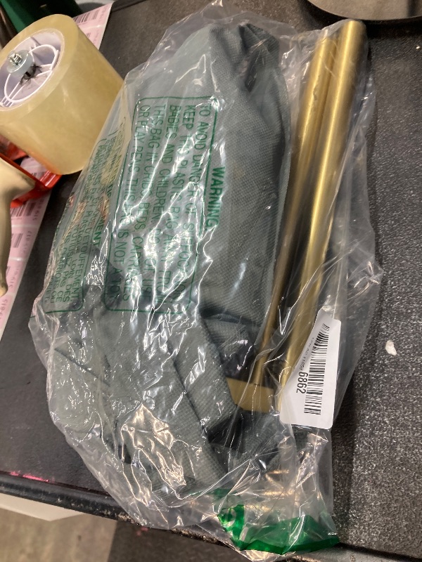 Photo 1 of ***Missing items***TURS 5-Pieces Brushed Gold Bathroom Hardware Set 23.6 Inch SUS304 Stainless Steel Towel Bar Set Wall Mounted Square Toilet Paper Holder with Shelf***Missing items***