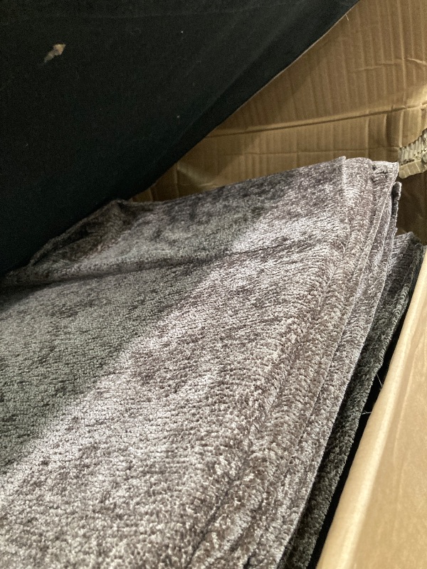 Photo 1 of *** missing parts**malol 118* u shaped sectional couch 4 seat modular sofa with a usb type C ports 2 ottomans and foldable side table brown