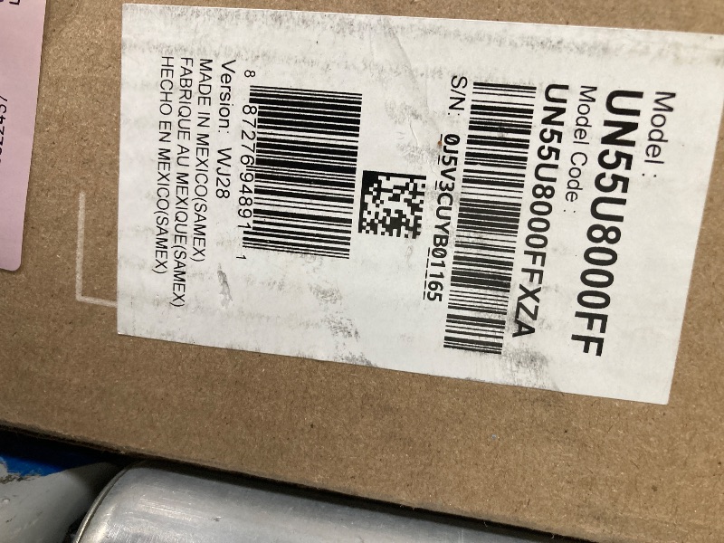 Photo 1 of **No return—NO RETURN***
Samsung 55-Inch Class Crystal UHD U8000F 4K Smart TV (2025 Model) Endless Free Content, Crystal Processor 4K, MetalStream Design, Knox Security, Compatible with Alexa