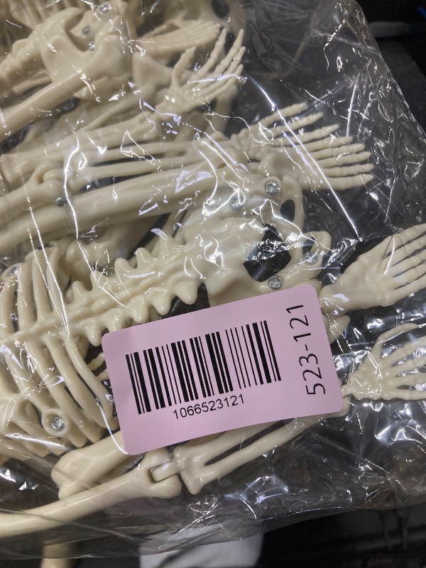 Photo 1 of ?5PCS 16 Inch Height? Halloween Decorations Outdoor Indoor Halloween Skeleton Spooky Posable Skeletons Toy Small Skeletons Hanging Decor Movable Joints Decor Graveyard Haunted Party Accessories