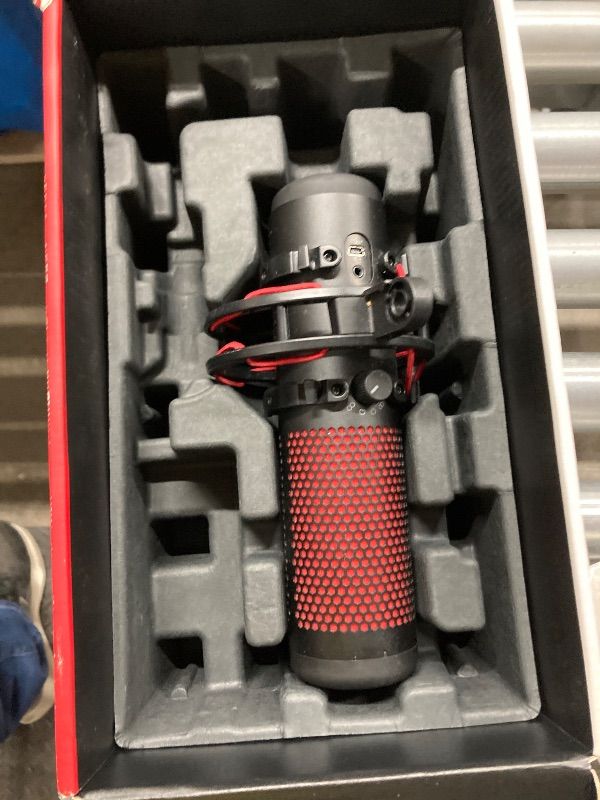 Photo 1 of ***MISSING PARTS SELLING AS INCOMPLETE*** HyperX QuadCast 2 S – USB Microphone, with RGB Lighting, Streaming and Podcasting, with On-Board Controls, LED Lighting, Removable Shock Mount, PC, Mac, USB-C - Black